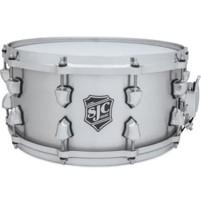 TAMBOR ALPHA ALUMINUM 14 X 6,5 BRUSHED ALUMINUM, 42 HILOS PDS-6514ALAB-SJC SJC