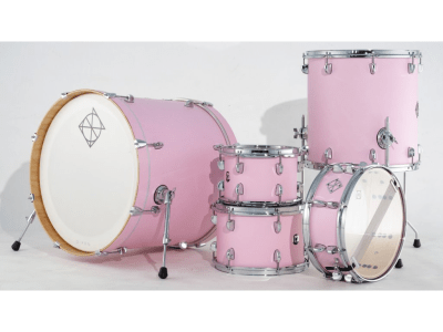 SET FUSE MAPLE GLOSS PARTY PINK 10,12,16,22 14X6,5 + TIMBAL 14 DE REGALO