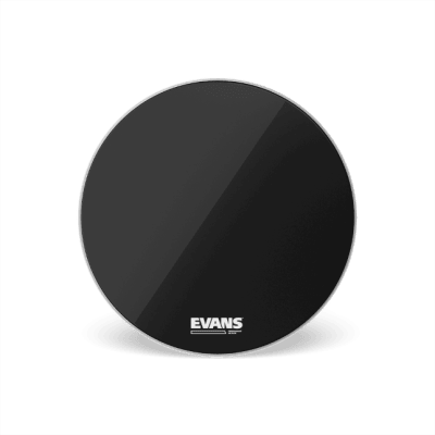 PARCHE BOMBO EVANS EMAD RESONANTE NEGRO 22