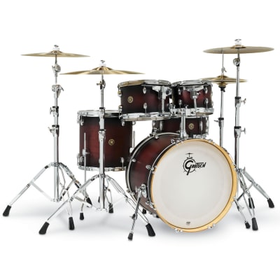 GRETSCH CATALINA MAPLE 10,12,14,20 + 14 X 5,5 SATIN DEEP CHERRY BURST