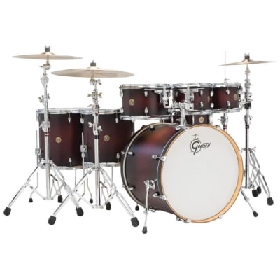 GRETSCH CATALINA MAPLE 8,10,12,14,16,22 + 14 X 6 SATIN DEEP CHERRY BURST