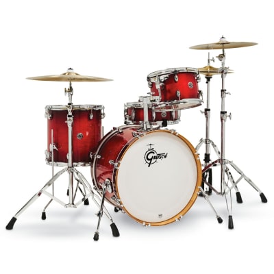 GRETSCH CATALINA CLUB CLASSIC 12,14,20 + 14 X 5,5 GLOSS CRIMSON BURST