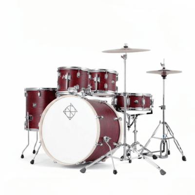 BATERIA 5 PIEZAS CON HARDWARE RED OAK 10,12,14,20,14x5,5 PODSP520C2RO SPARK DIXON