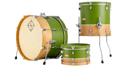 BATERIA LITTLE ROOMER SELECT 12, 14, 20 SATIN GREEN / NATURAL PODL320SMGN DIXON
