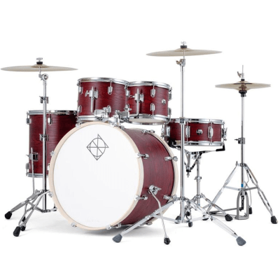BATERIA 5 PIEZAS CON HARDWARE RED OAK 10,12,14,20,14x5,5 PODSP520C2RO SPARK DIXON