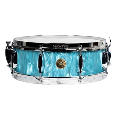 TAMBOR 14X6,5 USA CUSTOM LTD ED AQUA SATIN FLAME GRETSCH