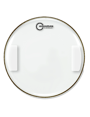PARCHE DE TAMBOR 14 BORDONERO RESONANTE TRANSPARENTE HI-PERFORMANCE HPSN14 AQUARIAN