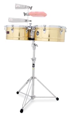 TIMBALES PRESTIGE TT 13-14 BRASS CR LP1314-B LP
