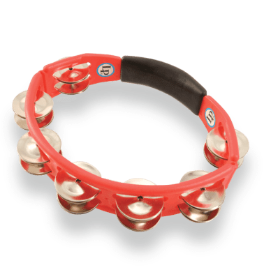 CYCLOPS HANDHELD TAMBOURINE RED STEEL LP151 LP