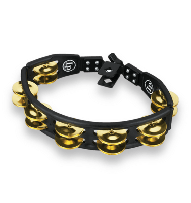 LP CYCLOPS MOUNTED TAMBOURINE BRASS BLACK LP175