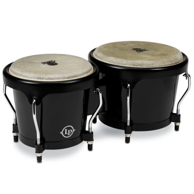 BONGO ASPIRE DE FIBRA 6 3/8 Y 8 PULGADAS LPA601F-BK LP
