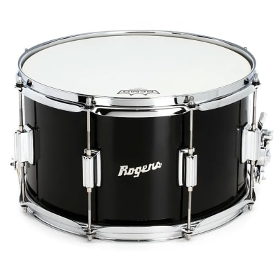 ROGERS TAMBOR POWERTONE  14 X 8.0 PIANO BLACK NO.28-PB