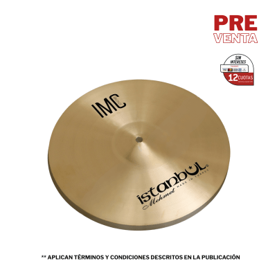 HI HAT 13 IMC BRONZE  ISTANBUL MEHMET