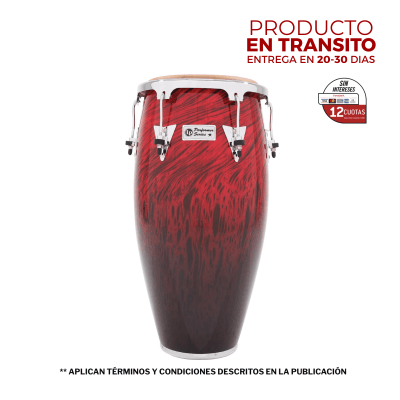 CONGA PERFORMER SERIES 11 3/4 RED LAVA FADE LPP312-RMFC LP