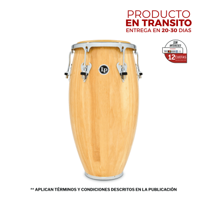 CONGA MATADOR NATURAL HERRAJE CROMADO