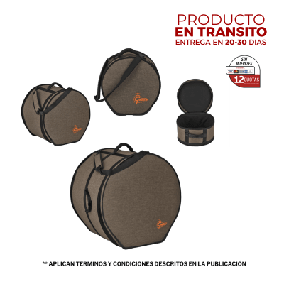 PACK FUNDAS 4PCS PRO TOUR 8X10, 8X12, 14X14, 16X20 PACK-PT-20 GRETSCH