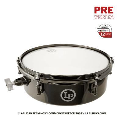 TIMBAL ACERO NIQUELADO MONTABLE 12 PULGADAS