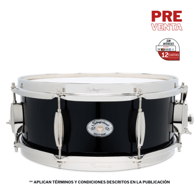 TAMBOR 14X5,5 STUDIO KING DEL NORTE BLACK LACQUERED SDSK5514SSKDNB SLINGERLAND