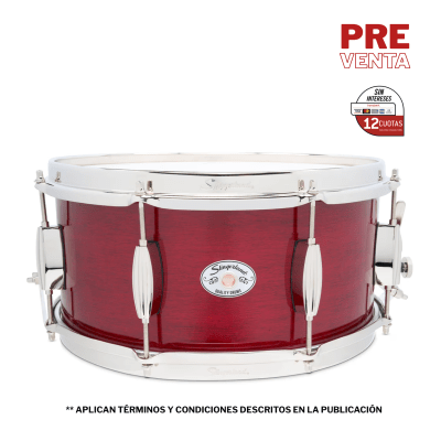 TAMBOR 14X6,5 STUDIO KING ROYAL CRIMSON LACQUERED SDSK6514SSKRCR SLINGERLAND