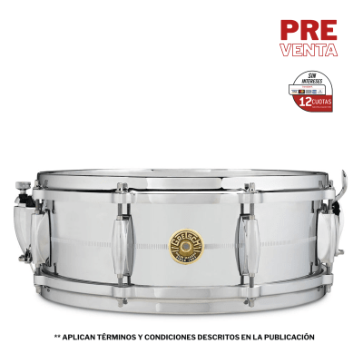 TAMBOR 14X5,0 USA CUSTOM CHROME OVER BRASS GRETSCH