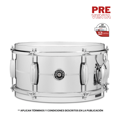 TAMBOR 12X6,0 USA BROOKLYN USA BROOKLYN CHROME OVER STEEL GRETSCH