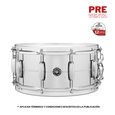 TAMBOR 14X6,5 USA BROOKLYN CHROME OVER STEEL GRETSCH