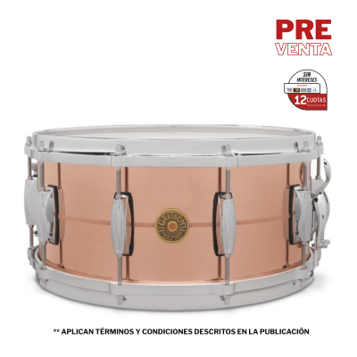 TAMBOR USA 14X6,5 COPPER 2MM G4164C2 GRETSCH