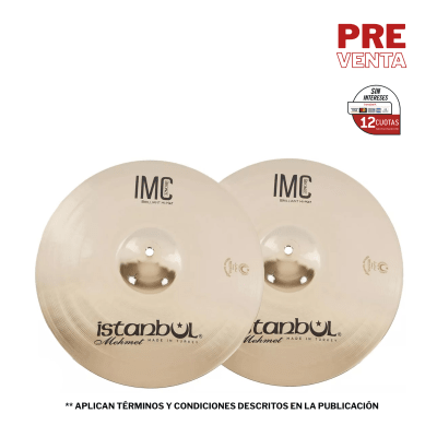 HI HAT 15 IMC BRONZE BRILLIANT  ISTANBUL MEHMET