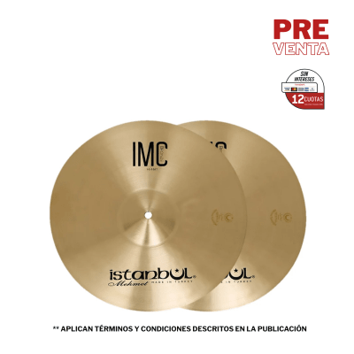 HI HAT 15 IMC BRONZE  ISTANBUL MEHMET