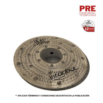 HI HAT 13 IMC BRONZE DARK HIHAT IMCD-HH13 ISTANBUL MEHMET