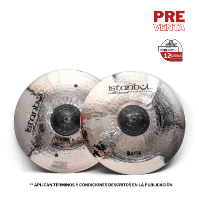 HI HAT ISTANBUL MEHMET BLACKBELL SHINY 14