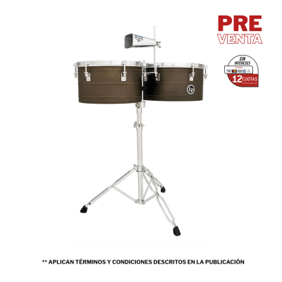 TIMBAL MATADOR ANTIQUE CON CAMPANA 14 Y 15 PULGADAS