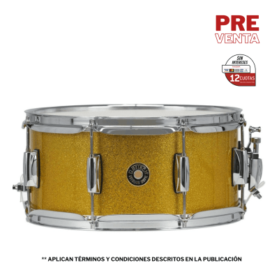 TAMBOR CATALINA MAPLE 6.5X14 LEMON SPARKLE CM2-6514S-LS GRETSCH