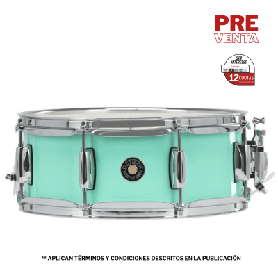 TAMBOR CATALINA MAPLE 6.5X14 SEAFOAM GREEN CM2-6514S-SFG GRETSCH
