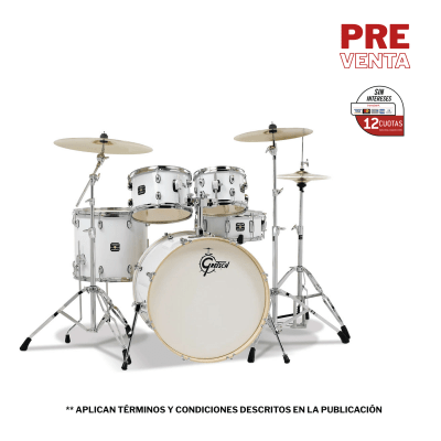 GRETSCH ENERGY 10,12,16,22 + 14 X 5,5 WHITE