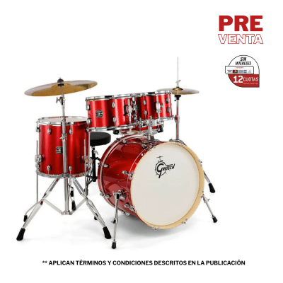 GRETSCH ENERGY 10,12,14,20 + 14 X 5,5 RED