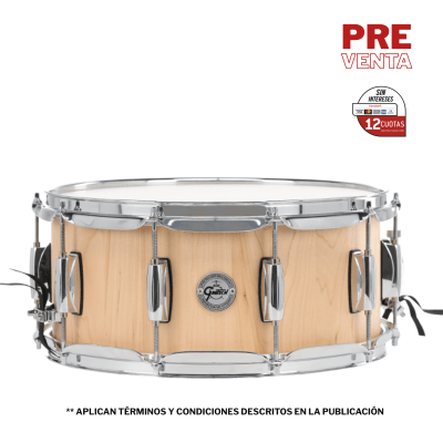 TAMBOR FULL RANGE STAVE 6.5X14 MAPLE SATIN NATURAL S1-6514-MS GRETSCH