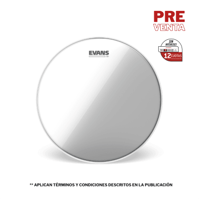 PARCHE BOMBO EVANS G1 TRANSPARENTE 22