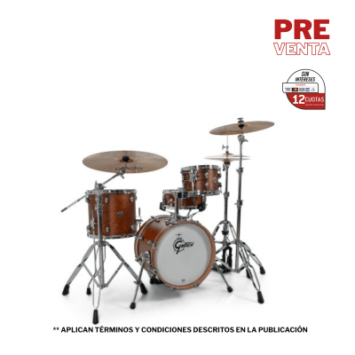 SHELLPACK 10 13 16 + 13X5 SATIN WALNUT GLAZE CATALINA CLUB CC2-M264-SWG GRETSCH