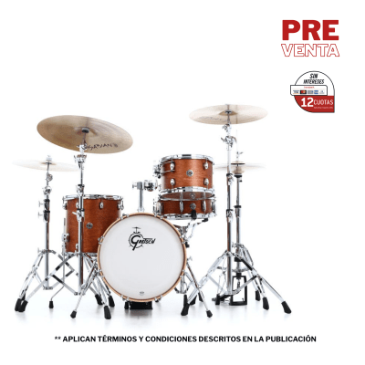 SHELLPACK 12 14 18 + 14X5 SATIN WALNUT GLAZE CATALINA CLUB CC2-J484-SWG GRETSCH