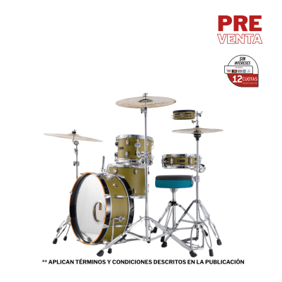 BATERIA LITTLE ROOMER 6, 10, 10, 13, 20 OLIVE GREEN + HARDWARE Y FUNDAS PODL520PK1OG-WB DIXON