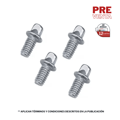 PACK 4 TORNILLOS PARA PDEAL DE BOMBO 5MM SC-0128 GIBRALTAR