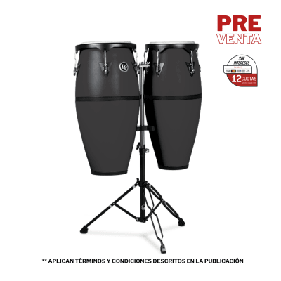 CONGA SET CON ATRIL 10-11 DISCOVERY - ONYX LP646D-OX LP