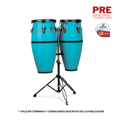 CONGA SET CON ATRIL 10-11 DISCOVERY - SEA FOAM LP646D-SF LP