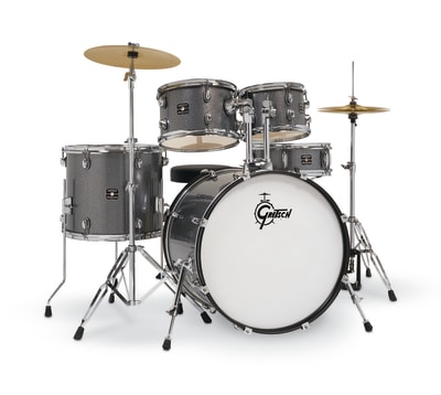 GRETSCH RENEGADE 10,12,16,22 + 14 X 5,5 GREY SPARKLE