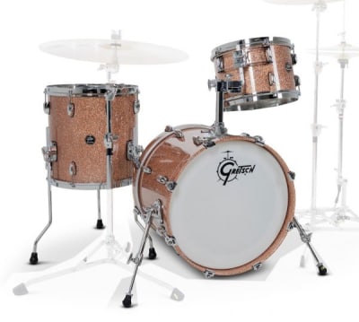 BATERÍARENOWN MAPLE GRETSCH 18,12,14 + HOLDER CHAMPAGNE SPARKLE RN2-J483-CSP