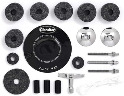 KIT TÉCNICO DE BATERÍA DE 22 PIEZAS PACK DE PIEZAS Y ACCESORIOS GIBRALTAR SC-DTK