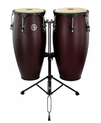 CONGA SET CITY MADERA OSCURO 10-11 CON ATRIL