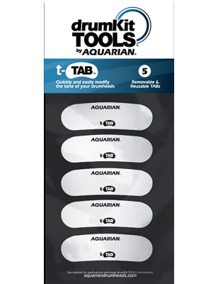 MODIFICADOR TONO PARCHE T-TAB DRUMKIT TOOL X5 TA1 AQUARIAN