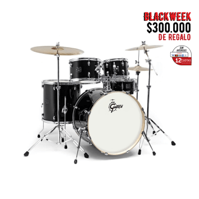 GRETSCH ENERGY 10,12,16,22 + 14 X 5,5 BLACK